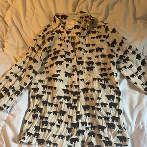 Maeve (Anthropologie) 3/4 sleeve blouse size 6